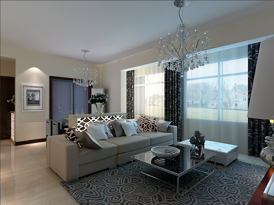 航天城/90平米/現(xiàn)代簡(jiǎn)約