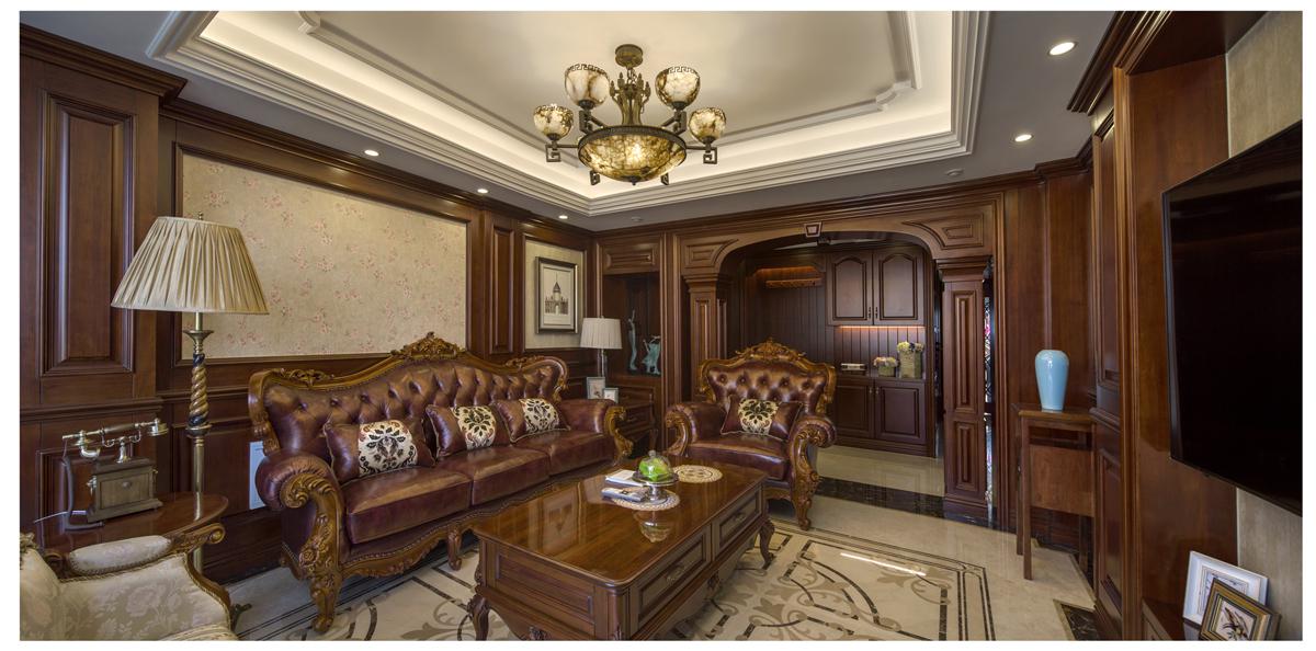 綠地國際生態(tài)城170平美式鄉(xiāng)村風(fēng)格設(shè)計(jì)方案