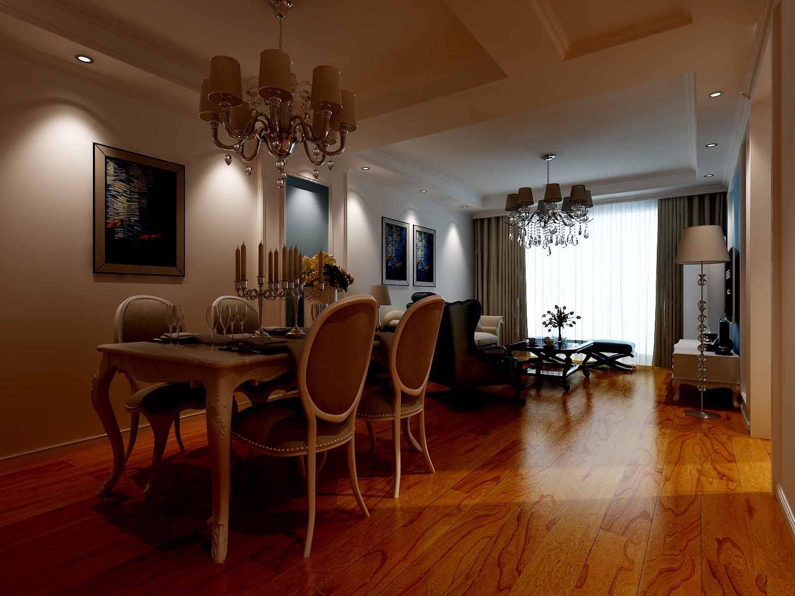 曲江千林郡小區(qū)90平簡(jiǎn)美風(fēng)格設(shè)計(jì)方案