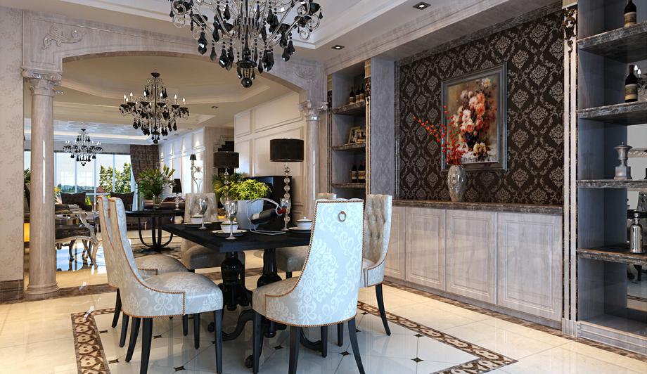 曲江6號180平米歐式設(shè)計(jì)方案