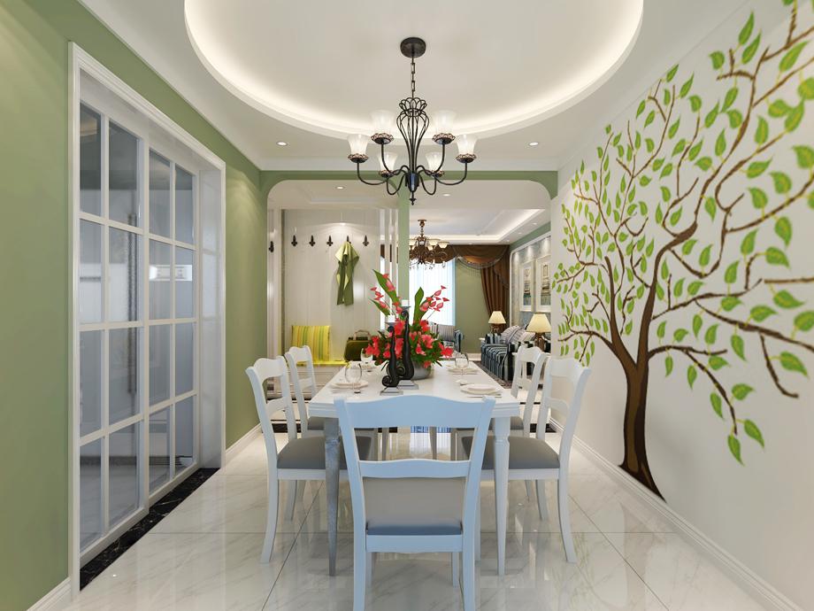 曲江觀山悅110㎡田園風格