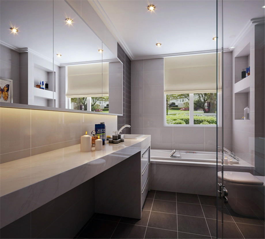 綠地曲江名城127平簡(jiǎn)歐風(fēng)格設(shè)計(jì)方案