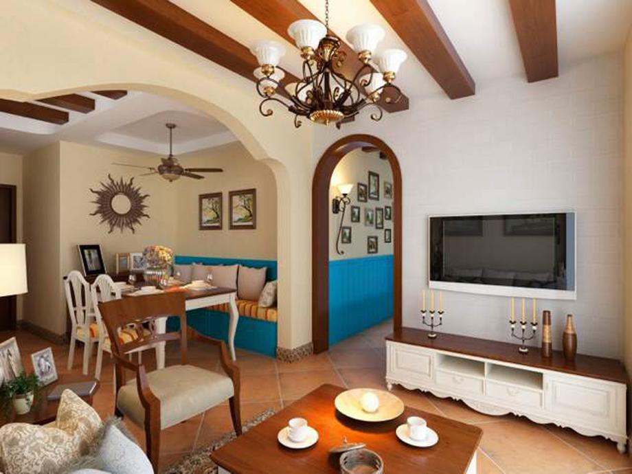 曲江6號 160平地中海風(fēng)格設(shè)計方案