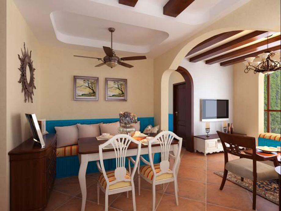 曲江6號 160平地中海風(fēng)格設(shè)計方案