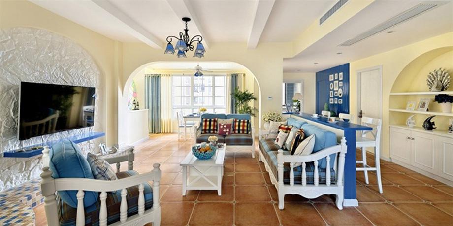 常春藤花園200平地中海風(fēng)格設(shè)計(jì)方案