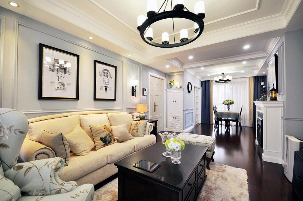 首創(chuàng)漫香郡152平米現(xiàn)代美式風格