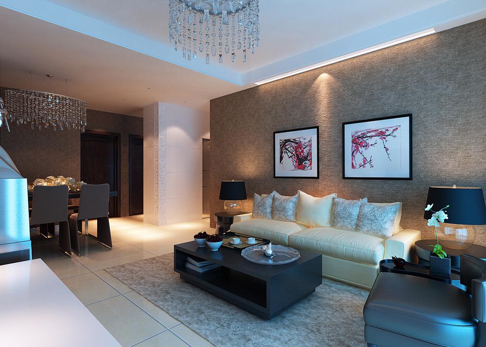 悅美國際89平米現(xiàn)代簡約風格