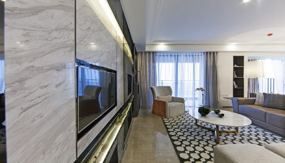 曲江觀邸108平米現(xiàn)代簡約設(shè)計(jì)方案