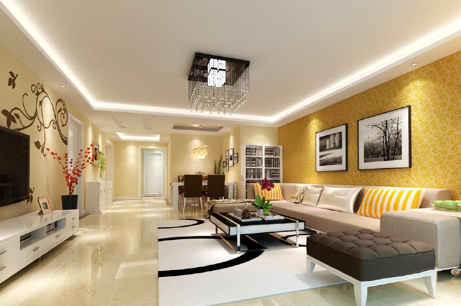 錦園君逸120平米現(xiàn)代簡約設(shè)計(jì)方案