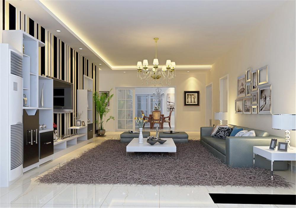 蘭空豐登小區(qū)106平米現(xiàn)代簡(jiǎn)約設(shè)計(jì)方案