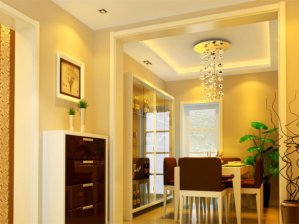 高新綠地105平米現(xiàn)代簡(jiǎn)約設(shè)計(jì)方案