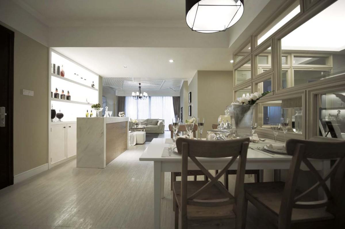 保利拉菲123平米現(xiàn)代簡約設(shè)計(jì)方案