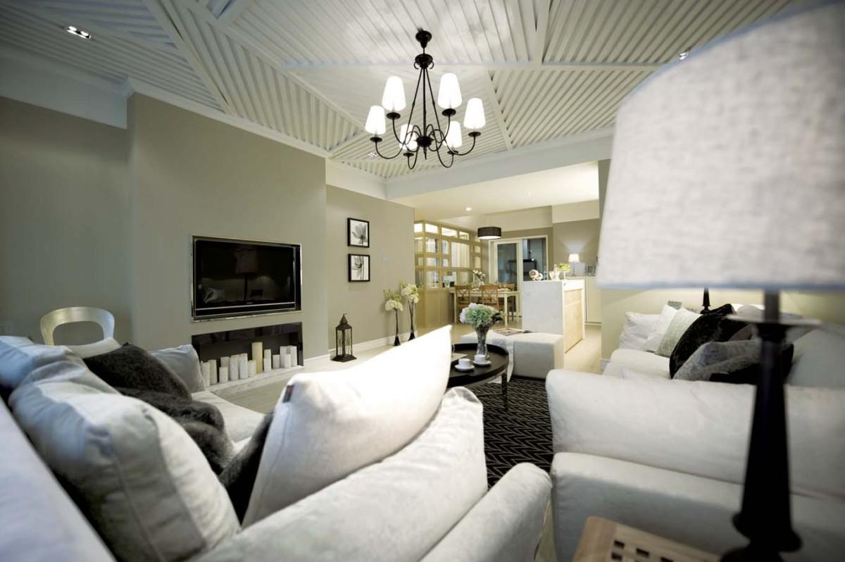 保利拉菲123平米現(xiàn)代簡約設(shè)計(jì)方案