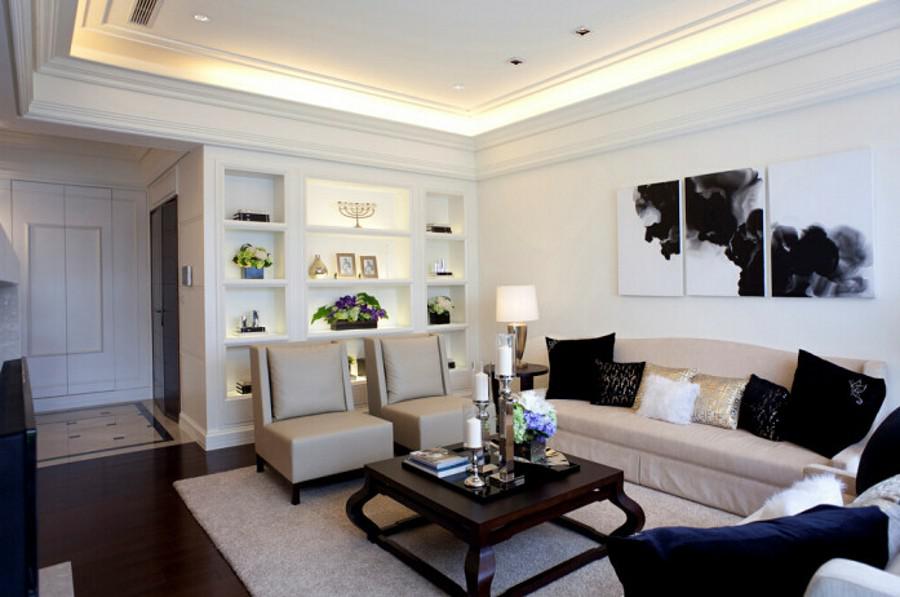 名能苑105平米現(xiàn)代簡約設(shè)計方案