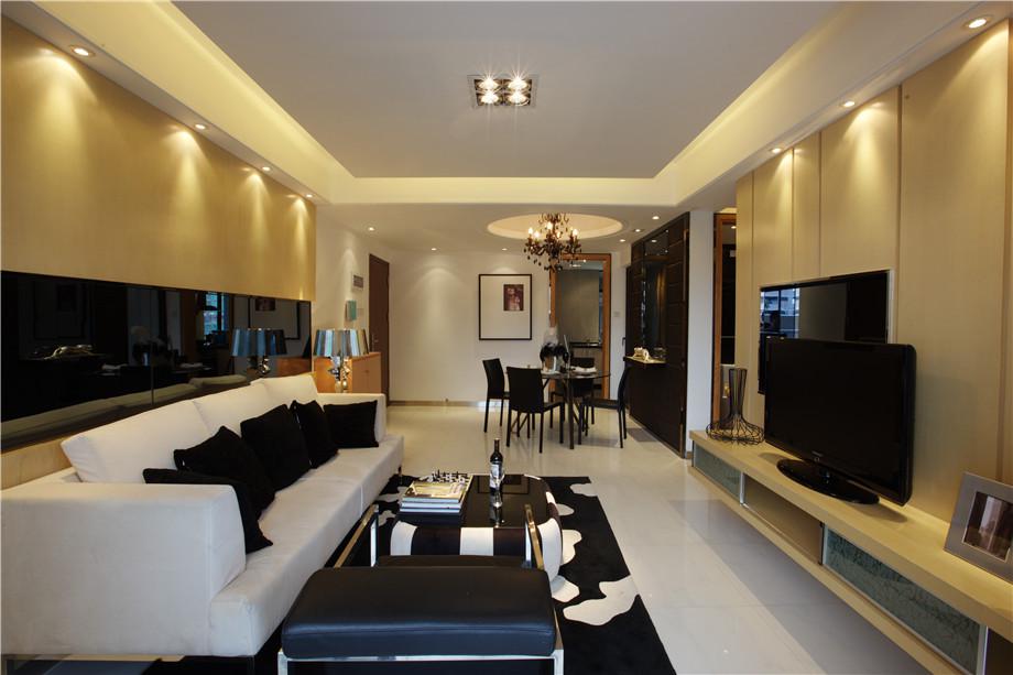 長(zhǎng)安花園100平方現(xiàn)代簡(jiǎn)約風(fēng)格設(shè)計(jì)方案