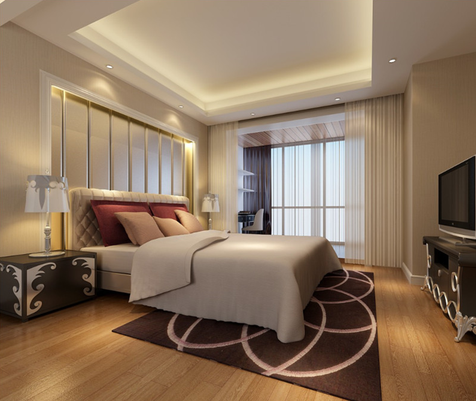 東方米蘭國際城125平三居室簡歐風(fēng)格設(shè)計方案