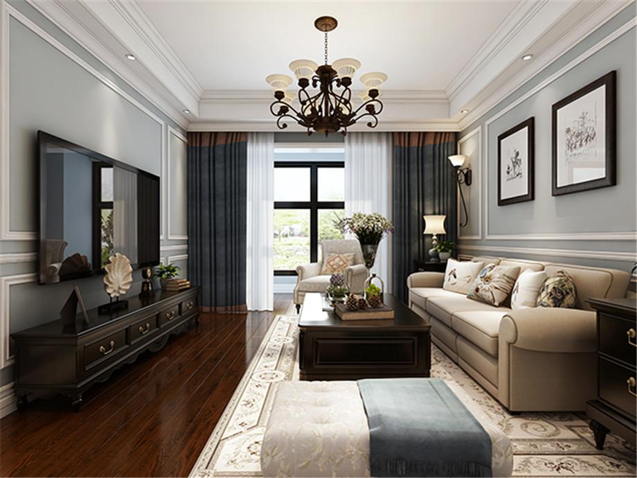 紫薇田園都市小區(qū)160平米簡歐風格