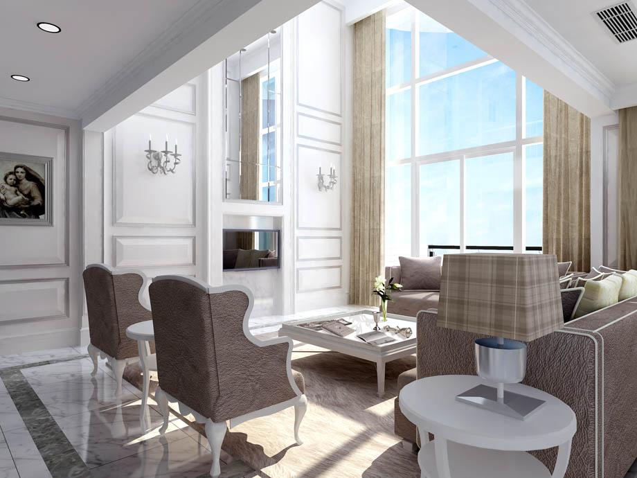 曲江觀邸300平米簡約風(fēng)格設(shè)計(jì)方案