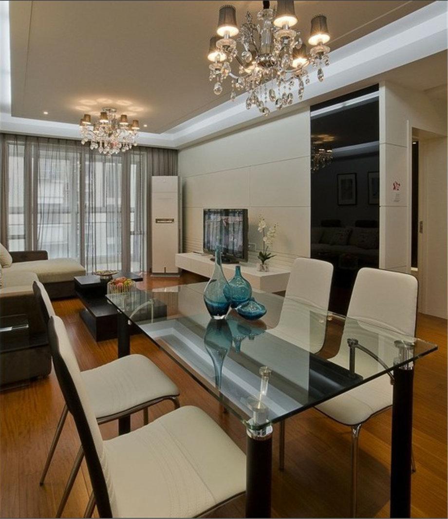 曲江亮麗家園126平米現(xiàn)代簡約設計方案