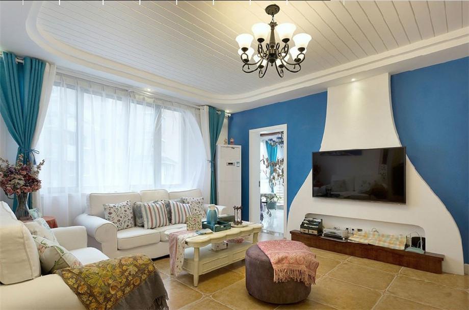 明威橡樹灣130地中海風(fēng)格設(shè)計方案