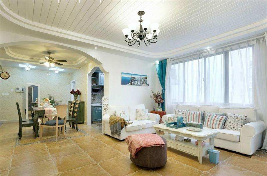 明威橡樹灣130地中海風(fēng)格設(shè)計方案