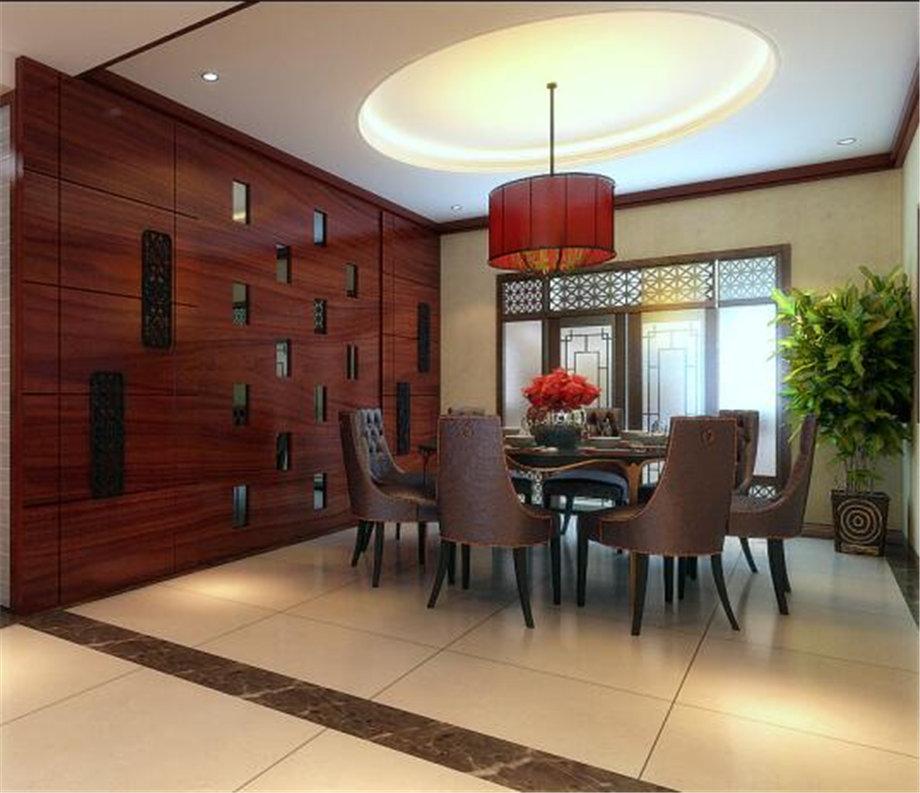 楓林綠洲147平米新中式設(shè)計方案