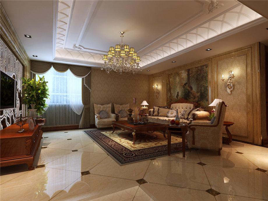 萊安逸輝117平米美式設(shè)計(jì)方案