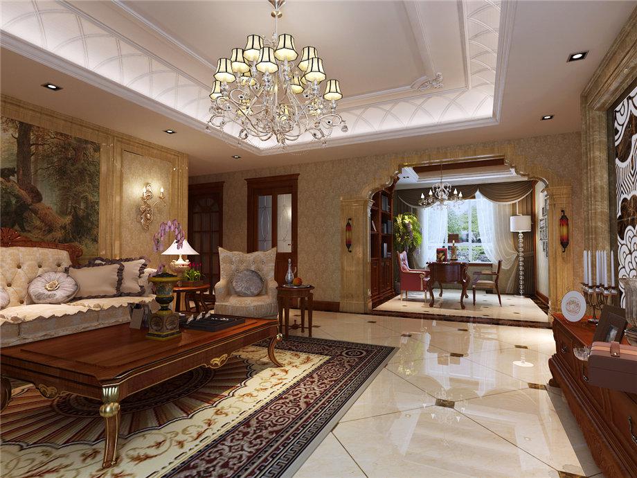 萊安逸輝117平米美式設(shè)計(jì)方案