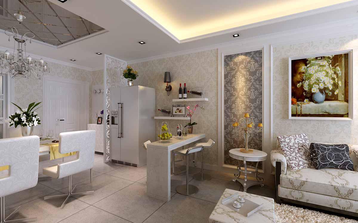 五二四廠家屬樓110平米簡歐風(fēng)格設(shè)計(jì)方案