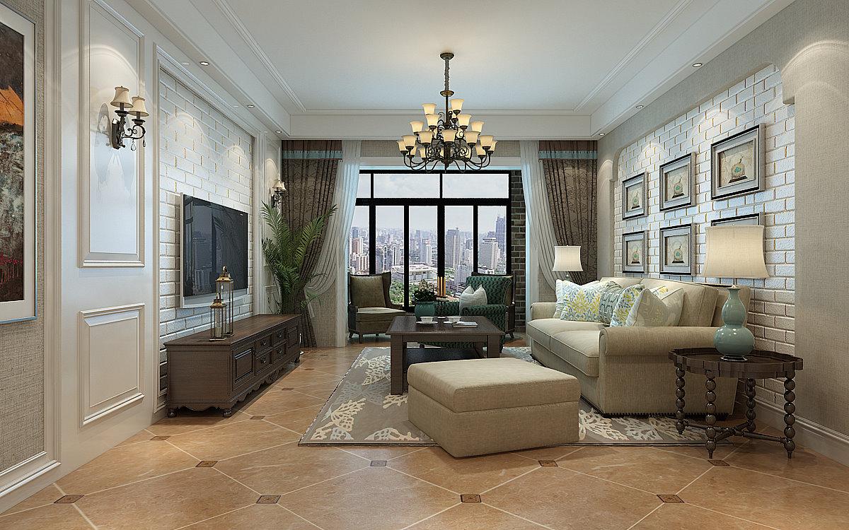 綠地世紀(jì)城130平米歐式設(shè)計(jì)風(fēng)格