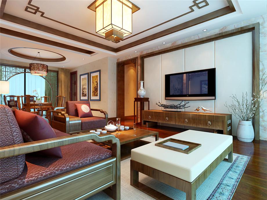 金輝世界城133平中式風(fēng)格設(shè)計(jì)方案