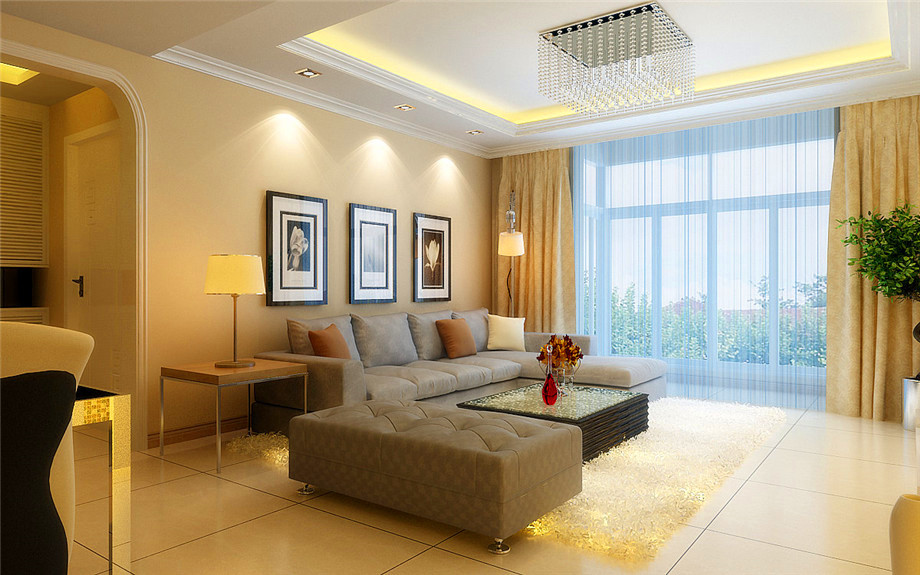 陽光麗城120平米現(xiàn)代簡約風(fēng)格設(shè)計(jì)方案