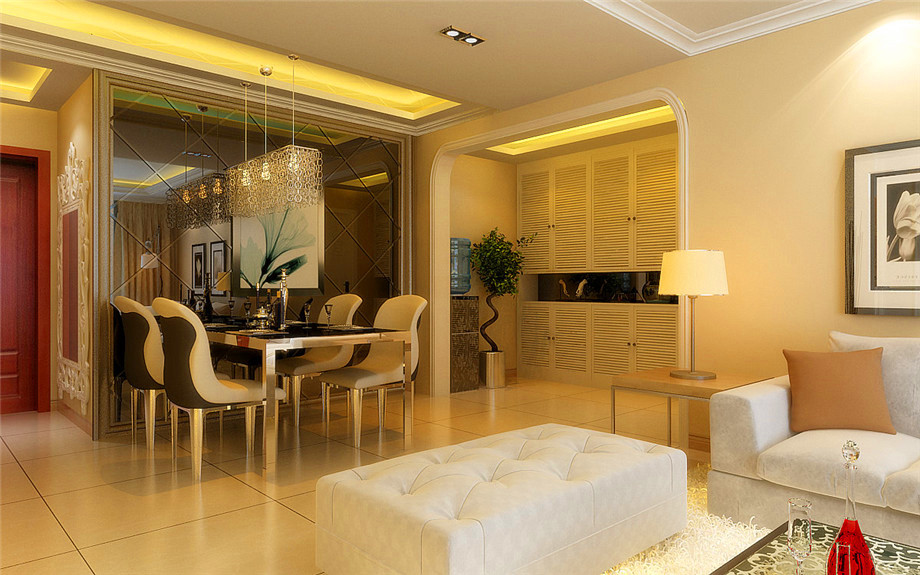 陽光麗城120平米現(xiàn)代簡約風(fēng)格設(shè)計(jì)方案