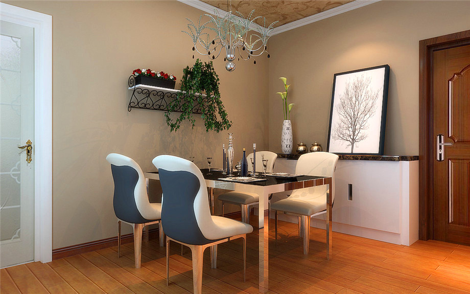 中海觀園115平米現(xiàn)代簡(jiǎn)約風(fēng)格設(shè)計(jì)方案