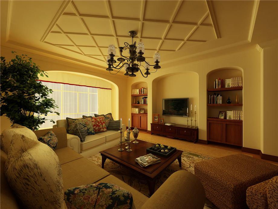 和眾曲江城悅126平美式鄉(xiāng)村風(fēng)格設(shè)計(jì)方案