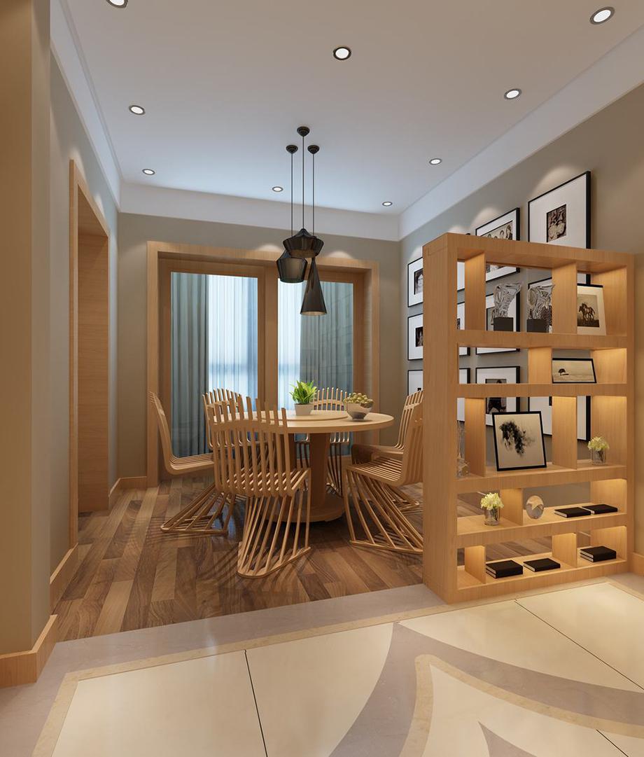 金輝世界城140平米新中式風格設(shè)計方案