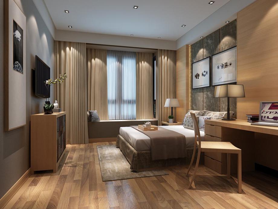 金輝世界城140平米新中式風格設(shè)計方案