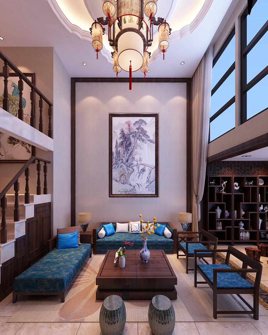 大華公園世家216平米新中式風格設計方案