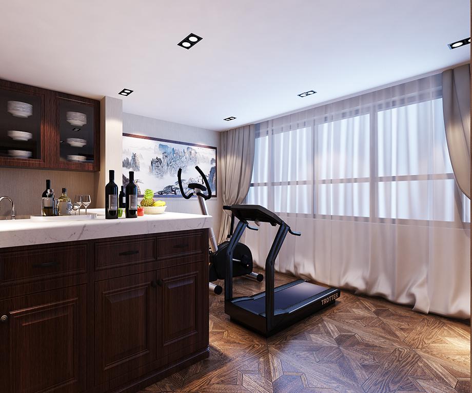 大華公園世家216平米新中式風格設計方案