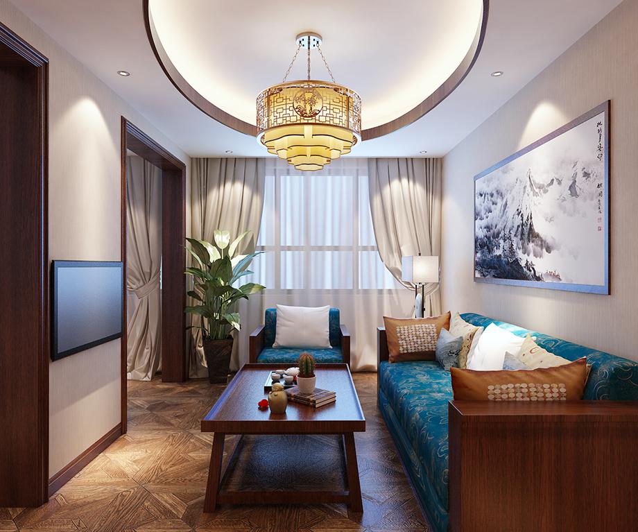 大華公園世家216平米新中式風格設計方案