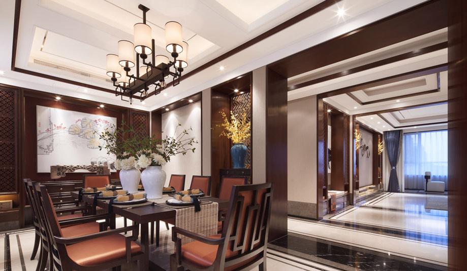 中國鐵建國際城180平新中式風(fēng)格設(shè)計(jì)方案