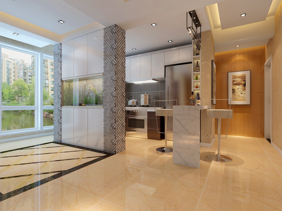 華清學府城106平米現(xiàn)代風格