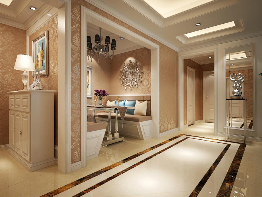 曲江千林郡小區(qū)120平米簡歐風(fēng)格