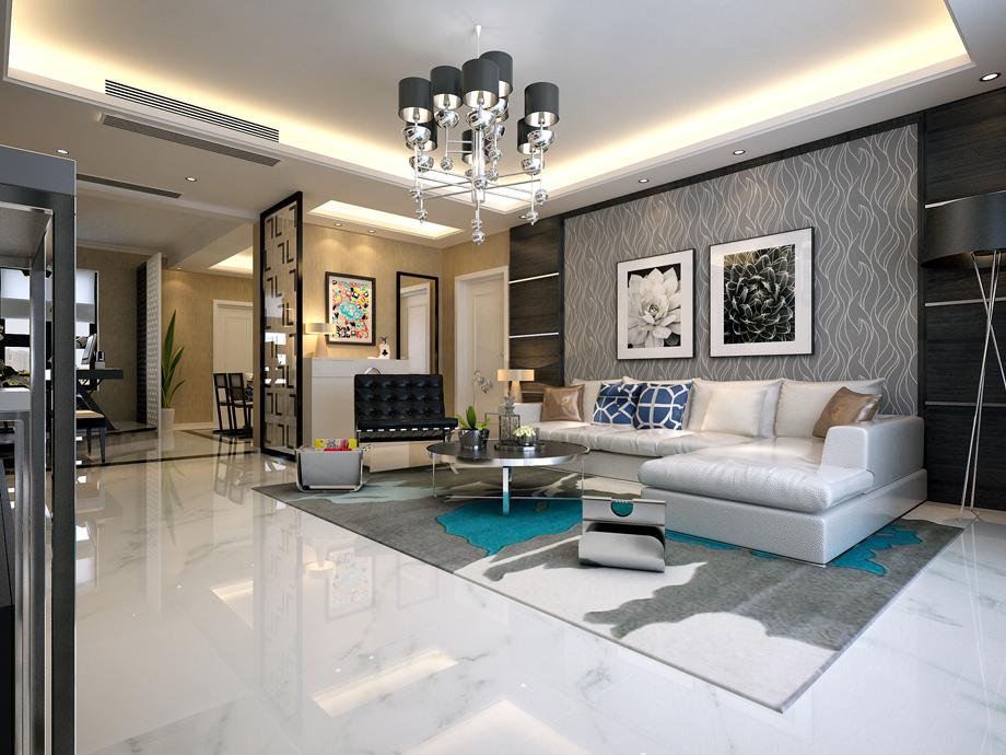 楓葉新新家園小區(qū)132平米現(xiàn)代簡約