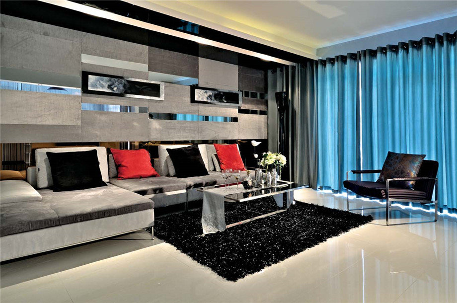 首創(chuàng)國際160平簡約風格設計方案