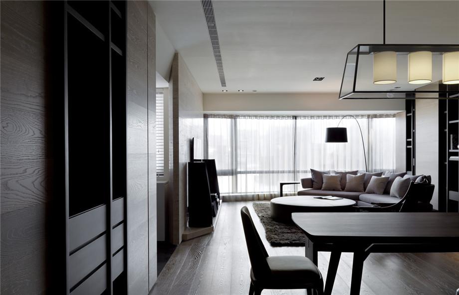 朱雀錦園120平簡(jiǎn)約風(fēng)格設(shè)計(jì)方案