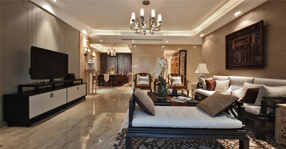 曲江香都125平新中式風(fēng)格設(shè)計(jì)方案
