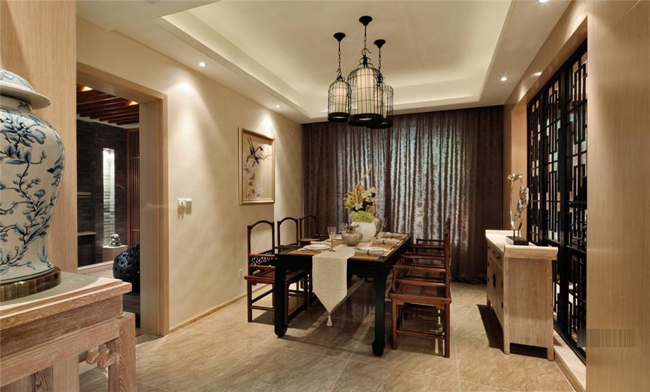 曲江香都125平新中式風(fēng)格設(shè)計(jì)方案