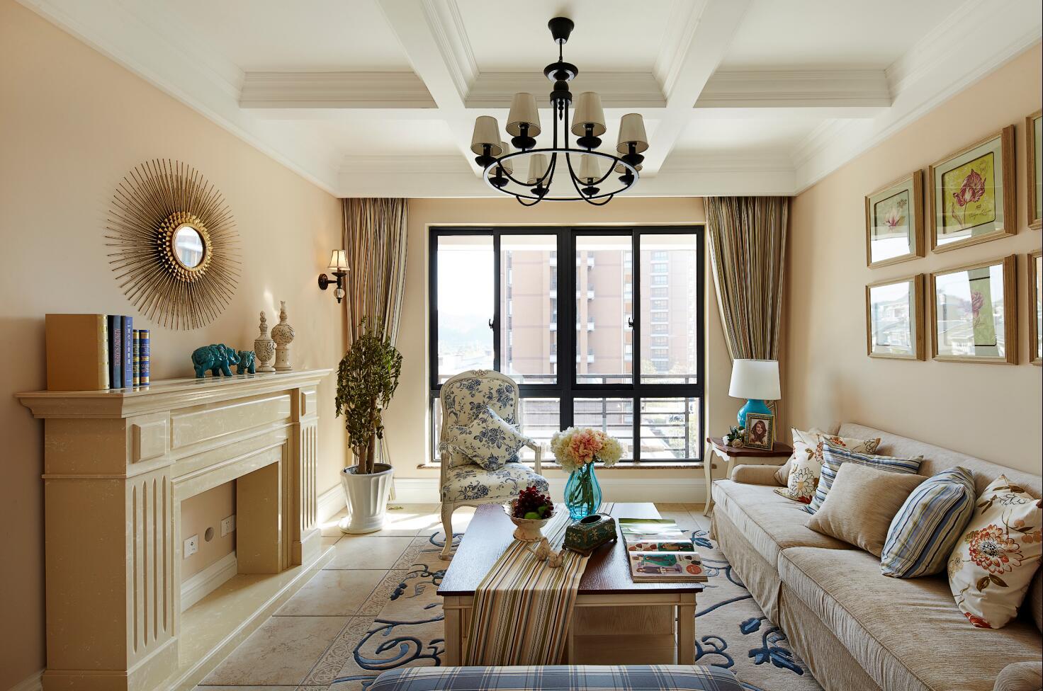 高新大都會(huì)121平美式