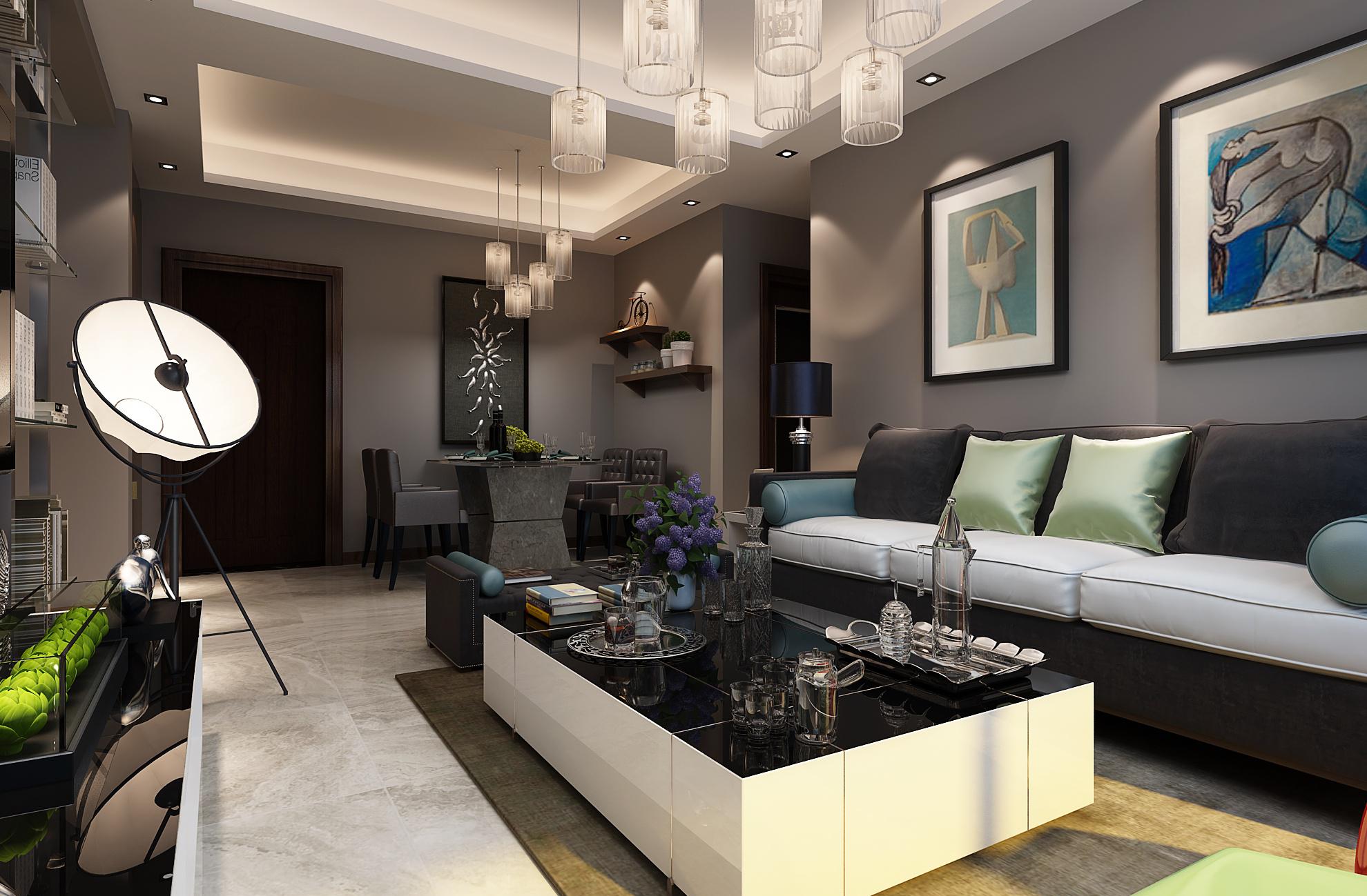 海倫國(guó)際140平米現(xiàn)代簡(jiǎn)約